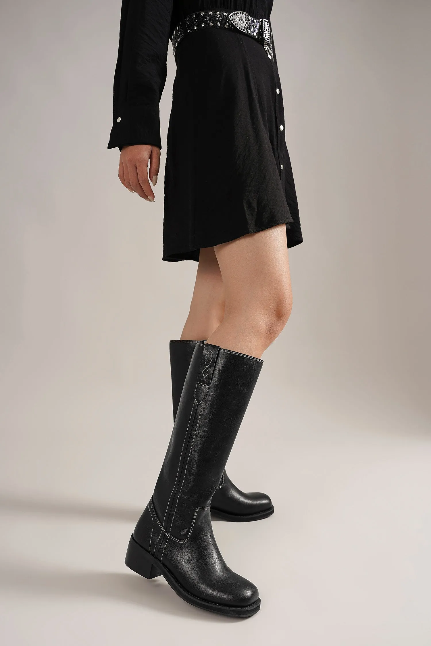 MILLS-09 Classic Knee-High Boots