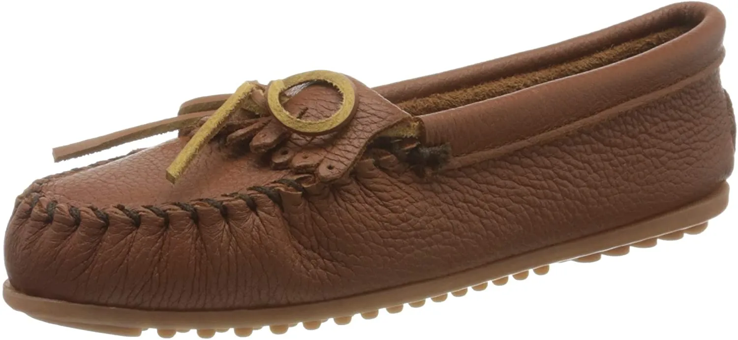 Minnetonka Women's Deerskin Kilty Moccasin