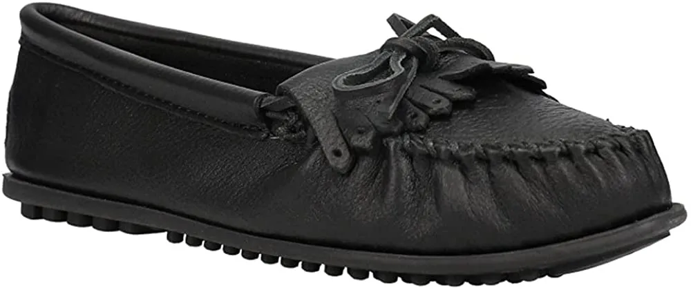 Minnetonka Women's Deerskin Kilty Moccasin