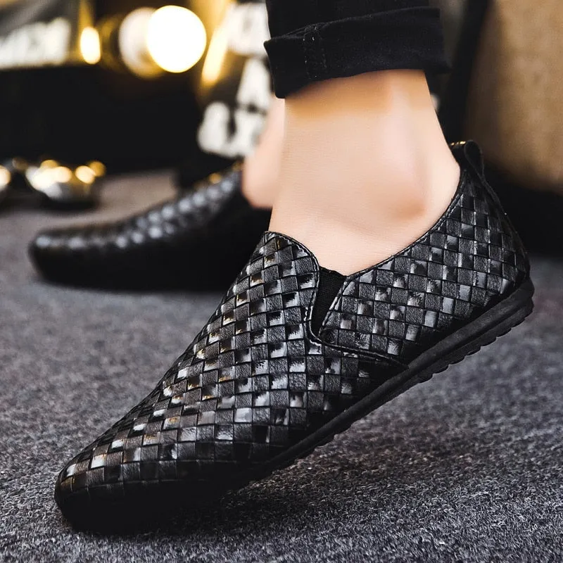 Moccasins Braided Design Loafers