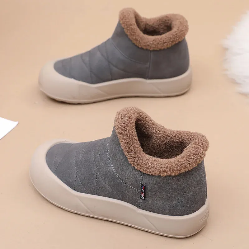 MYRA | Quilted Eco-Suede Winter Boots