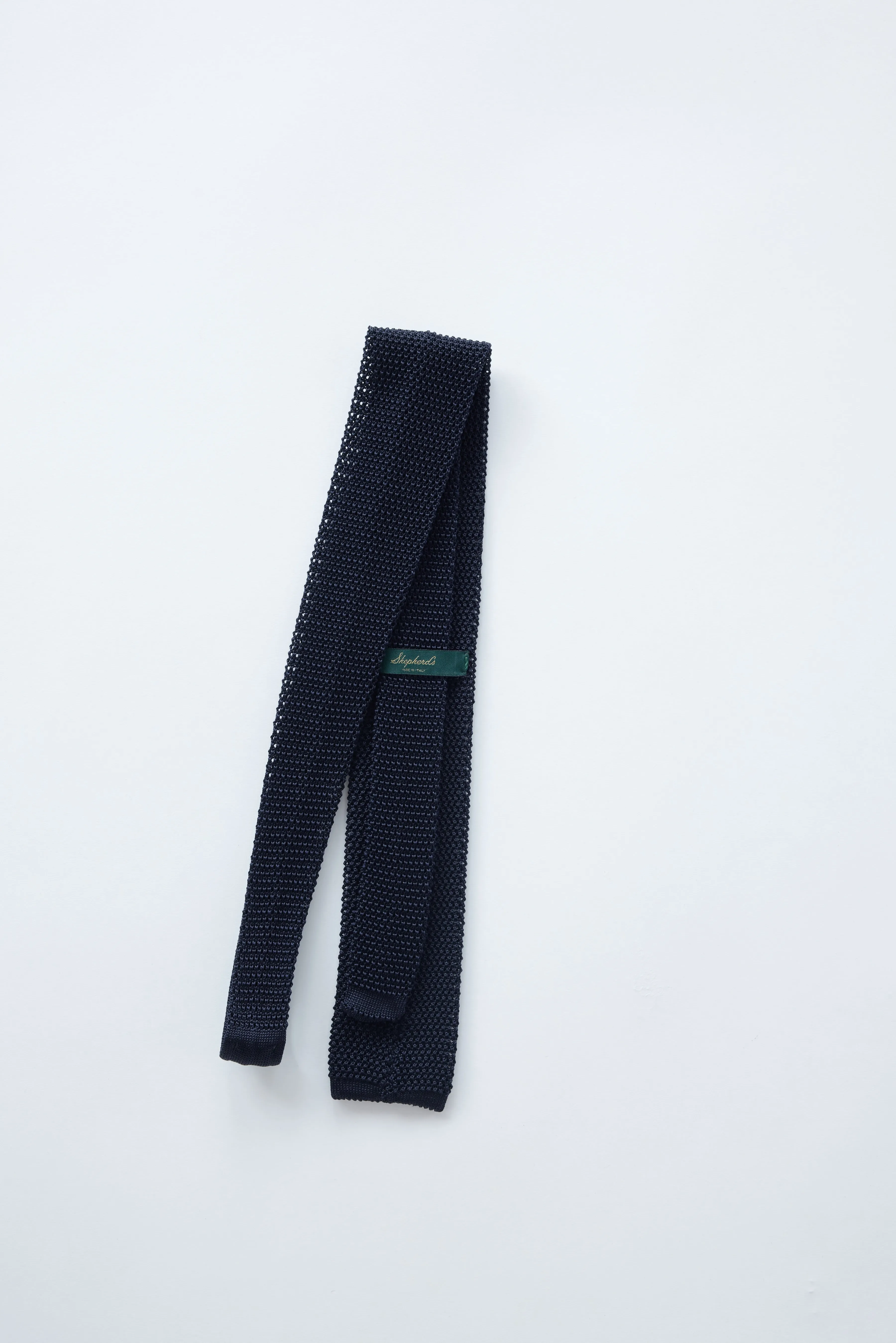 Navy Knit Tie