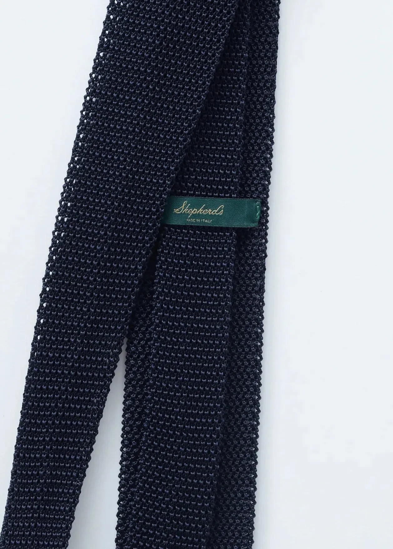 Navy Knit Tie