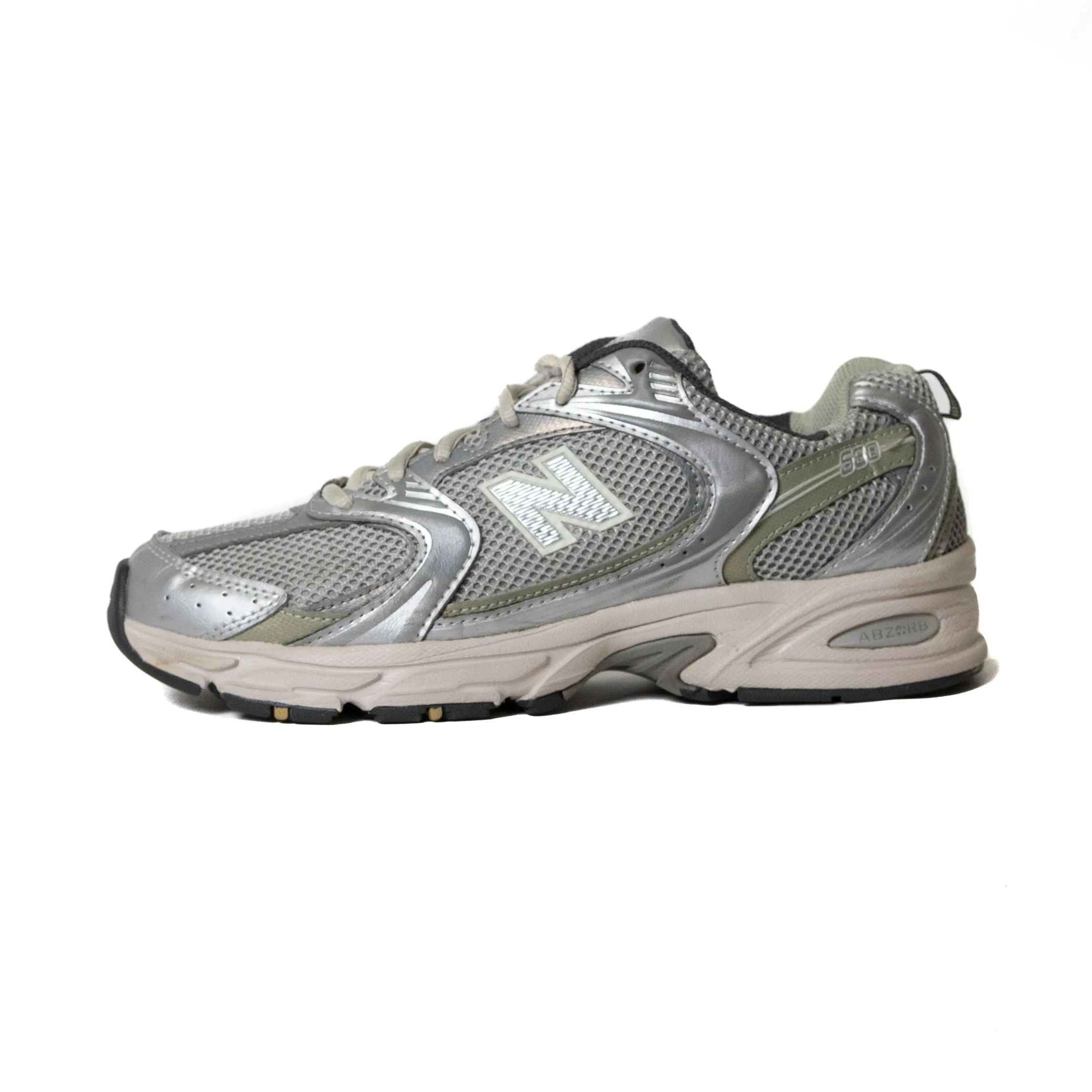 New Balance 530 Silver Khaki Trainers