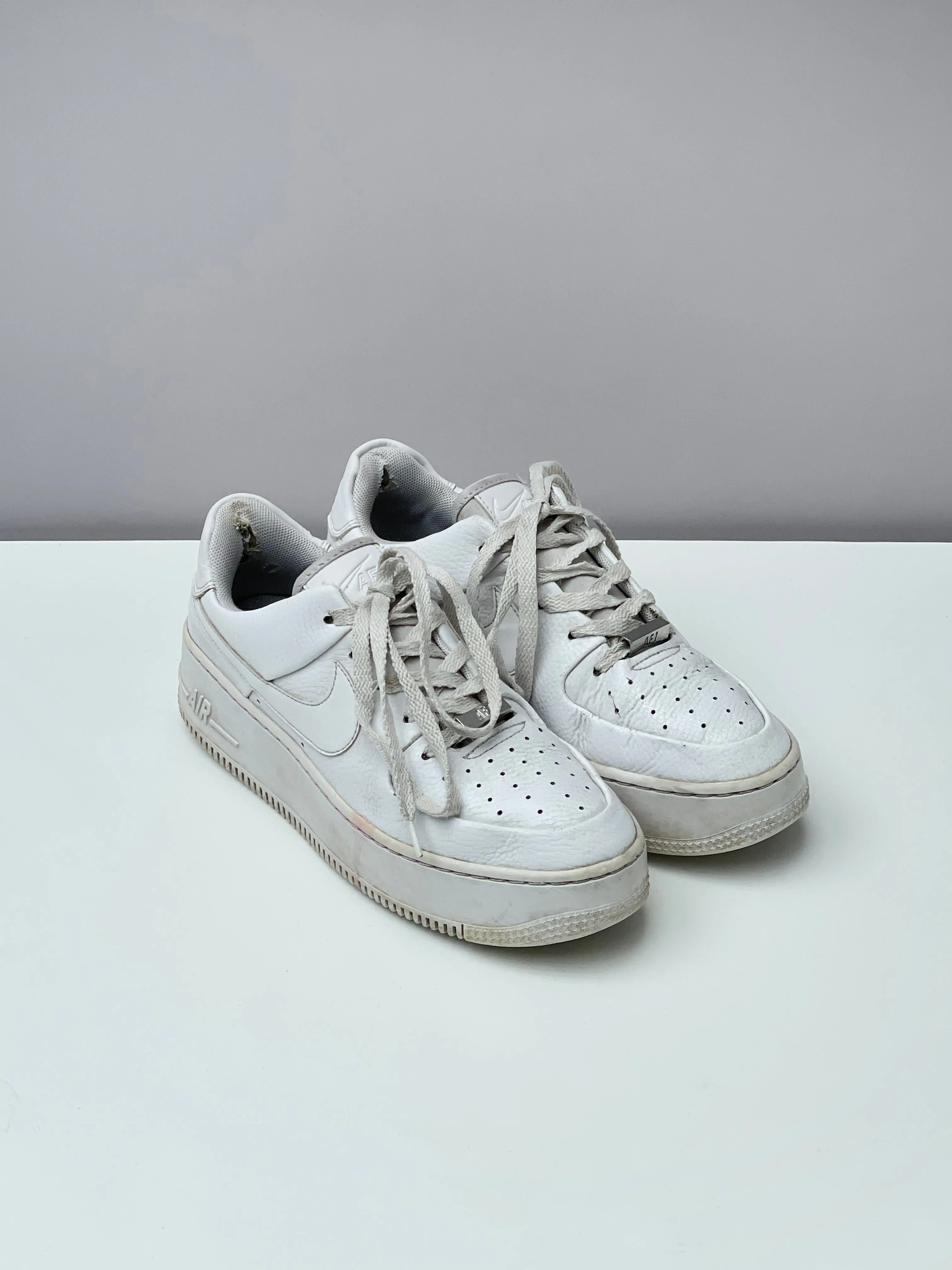 Nike Air Force 1 Sage Low Triple White Sneakers