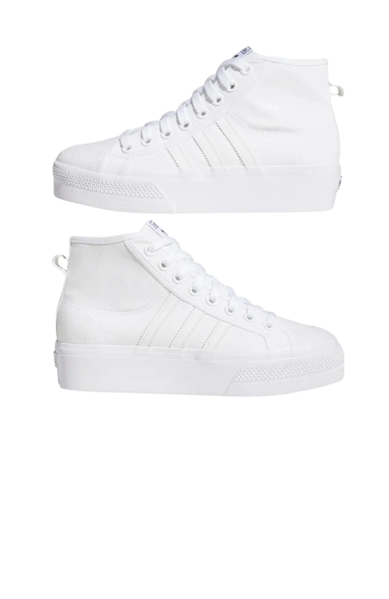 Nizza Platform Mid Shoe White