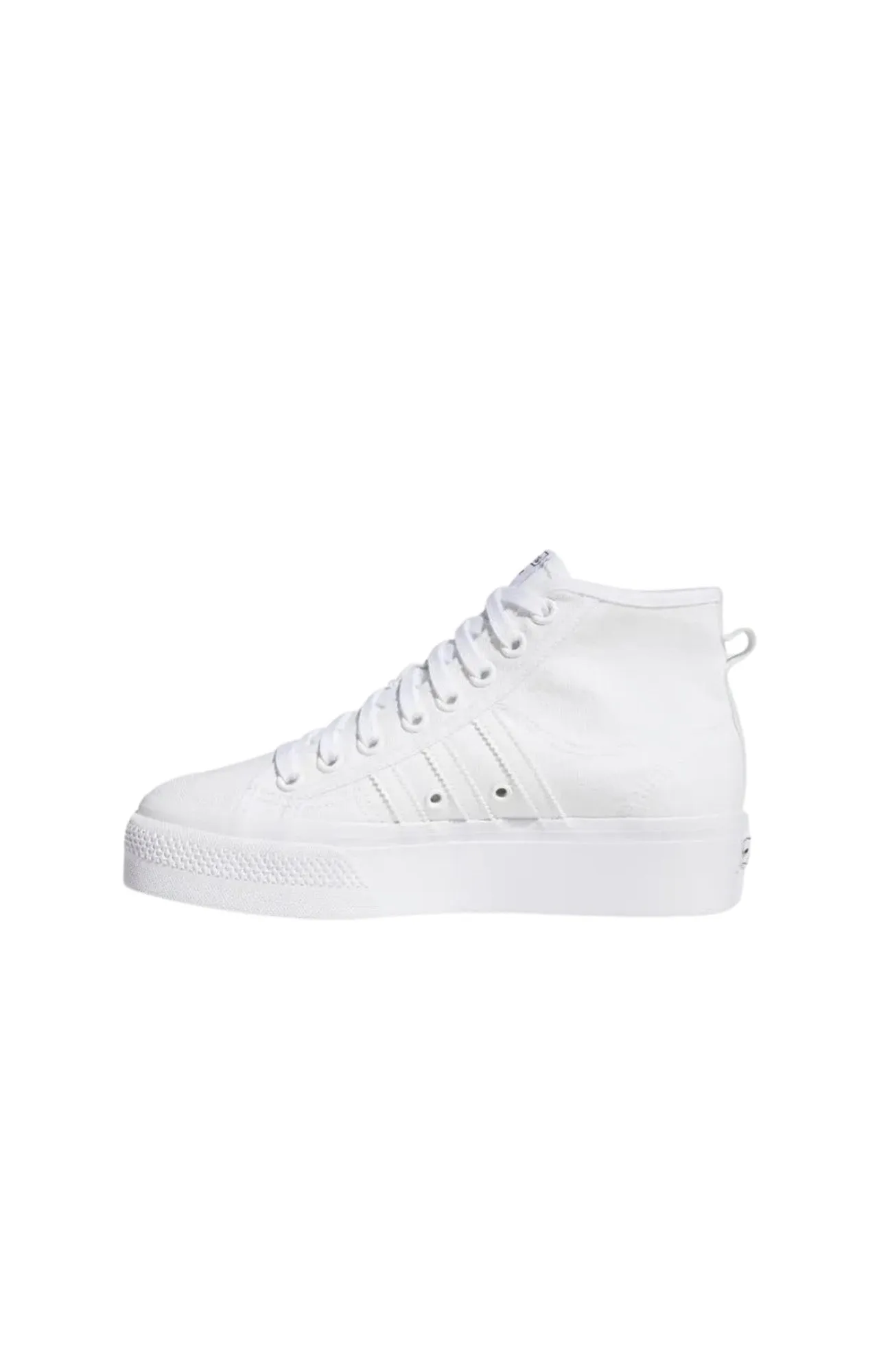 Nizza Platform Mid Shoe White