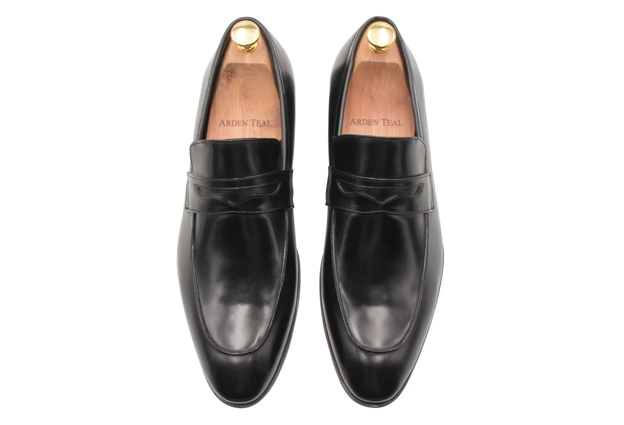 Olavarria Black Penny Loafer