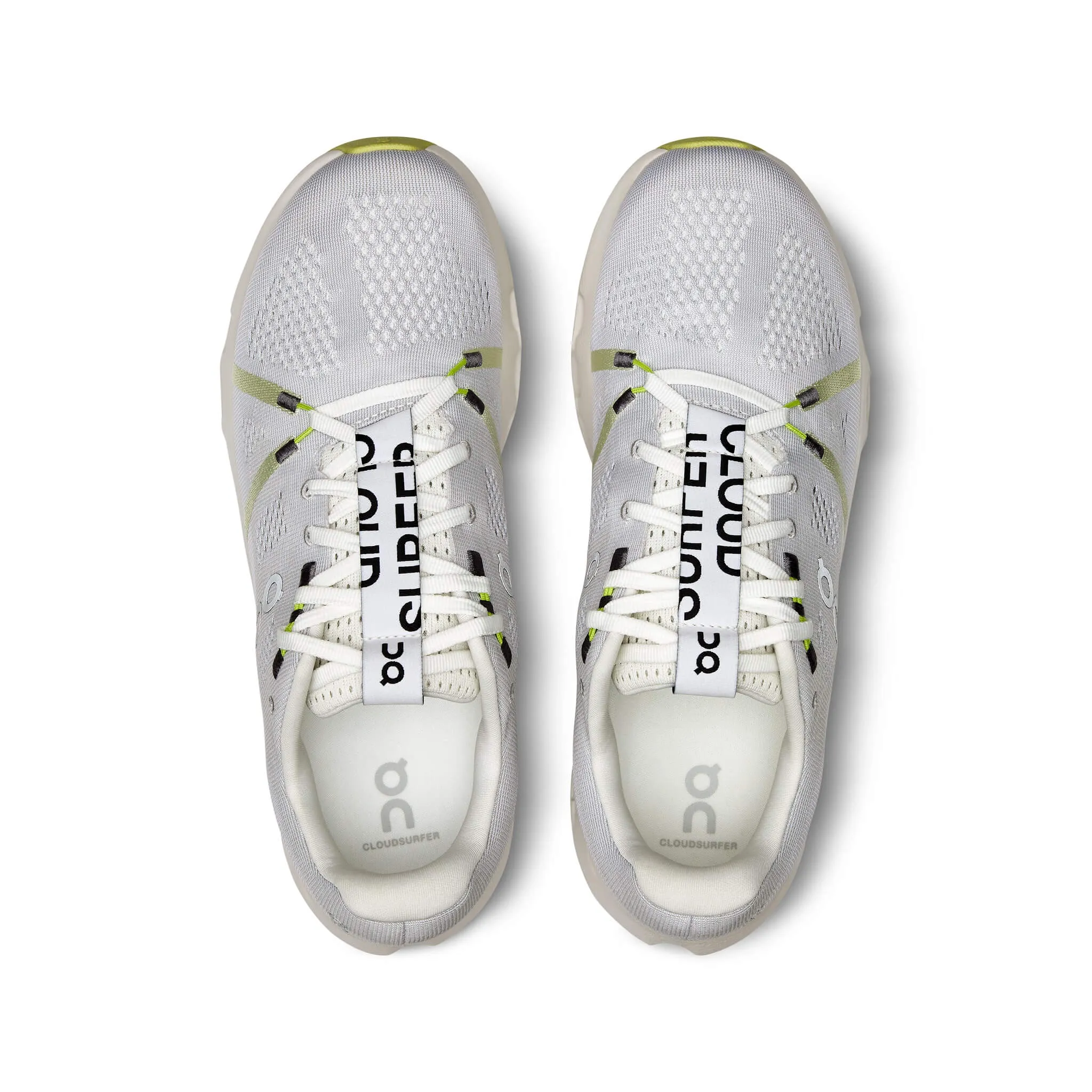 On | Men's Cloudsurfer Running Shoes - White/Sand