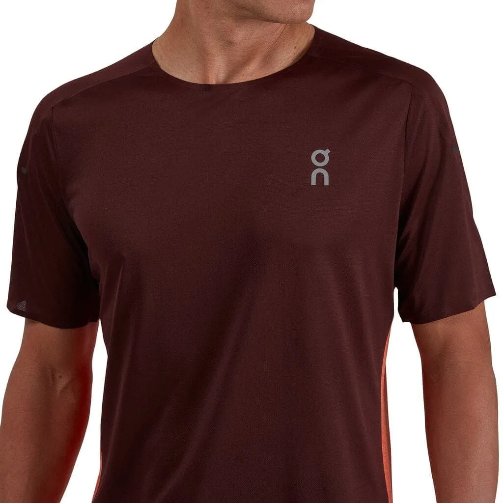 On Running Performance-T (Men's) - Mulberry/Spice