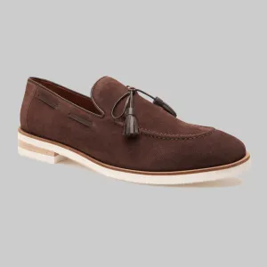 Orlan Tassel Suede Loafers