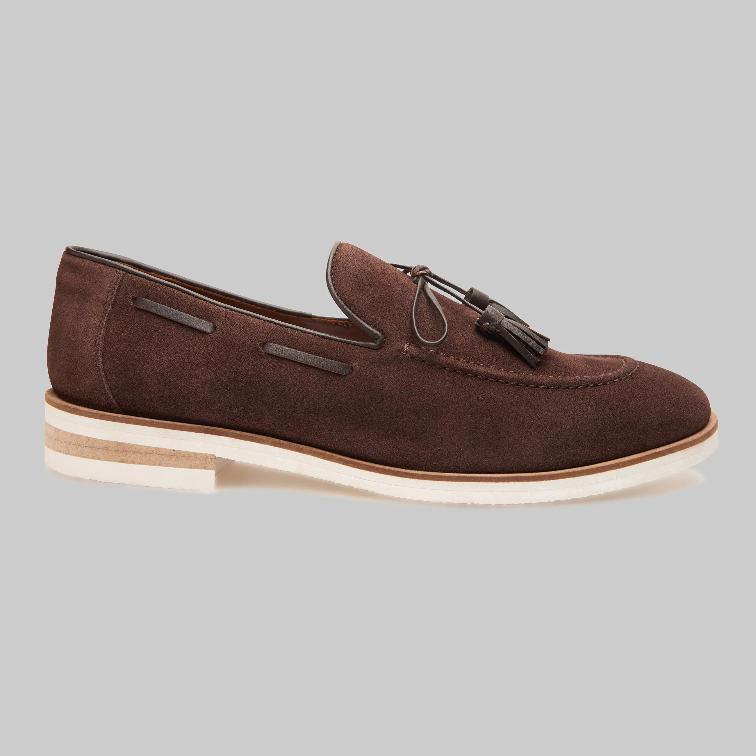 Orlan Tassel Suede Loafers