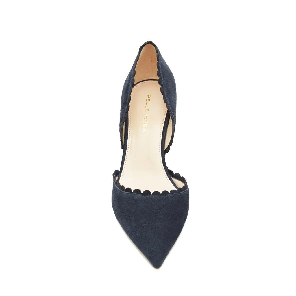 Pelle Moda Women's Kenny Navy Suede