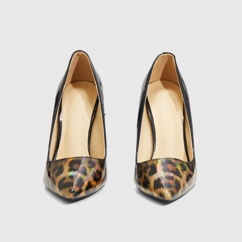 Pointy Toe Pumps Leopard