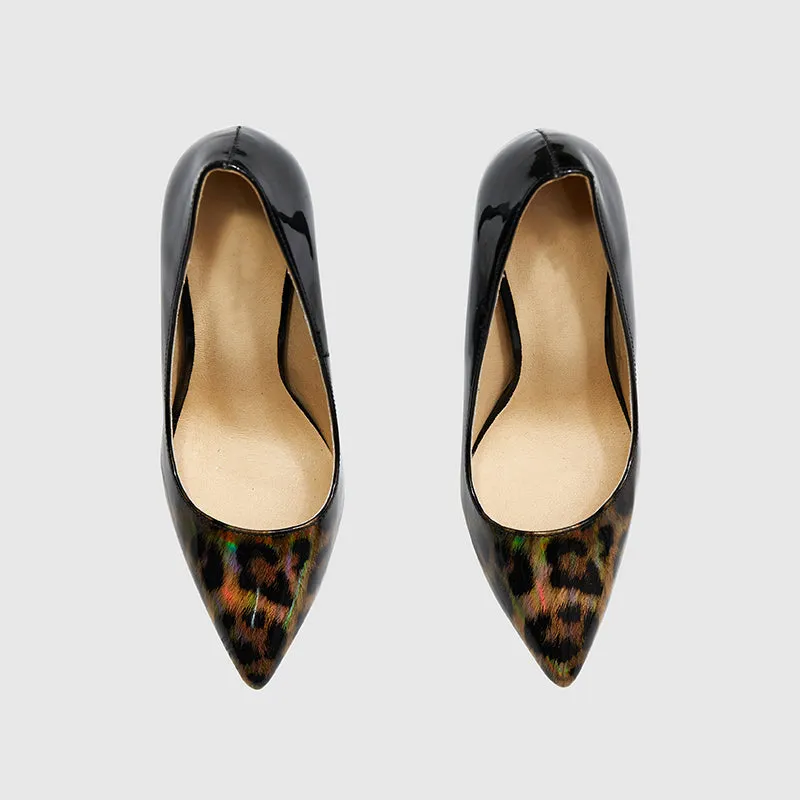 Pointy Toe Pumps Leopard