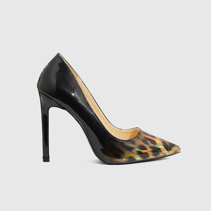 Pointy Toe Pumps Leopard