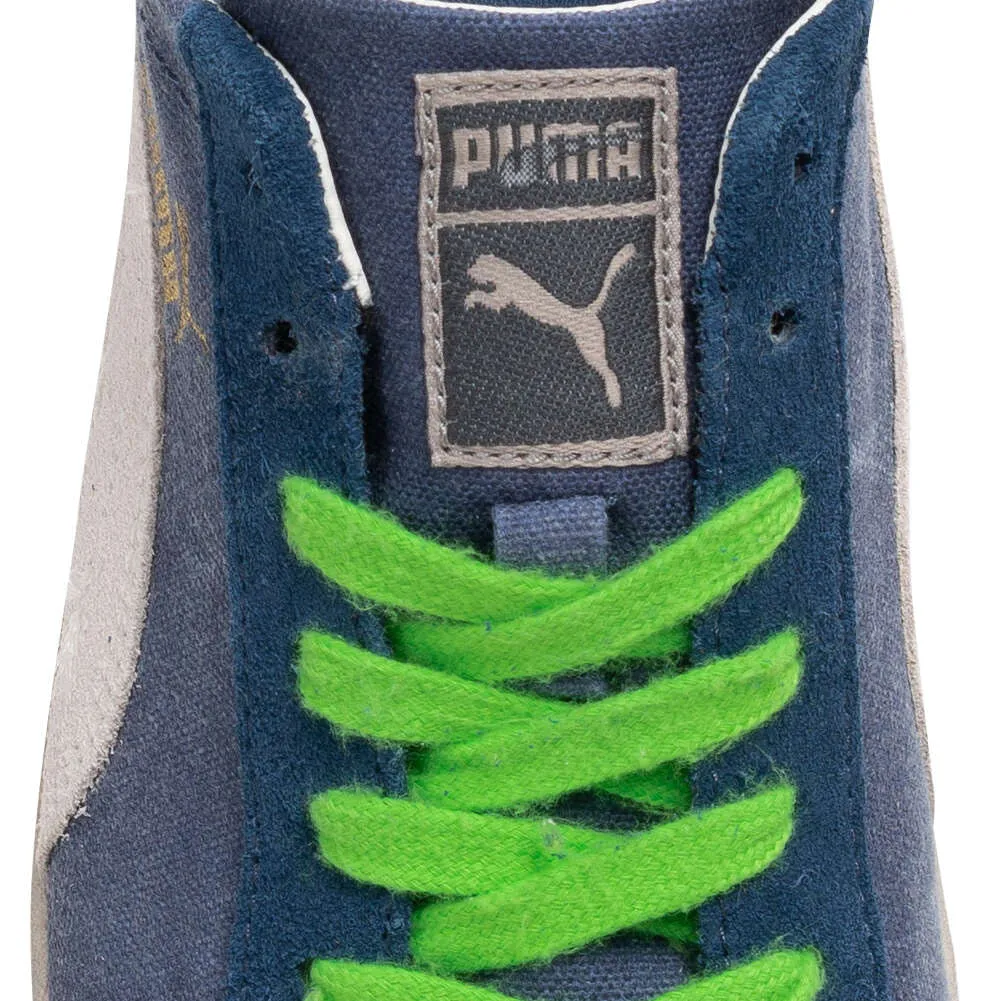 Puma scarpa sneakers da uomo in canvas Glyde Washed Low 355505 01 Blu