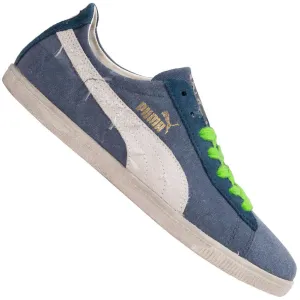 Puma scarpa sneakers da uomo in canvas Glyde Washed Low 355505 01 Blu