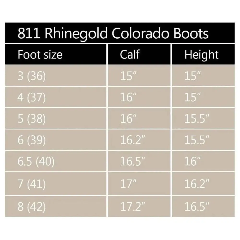 Rhinegold Elite Colorado Leather Country Boots