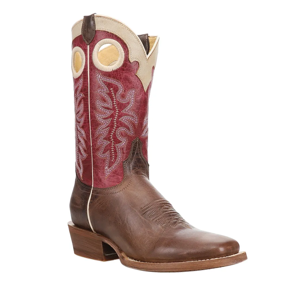 Ride 'em Cowgirl Embroidered Square Toe Cowboy Boots