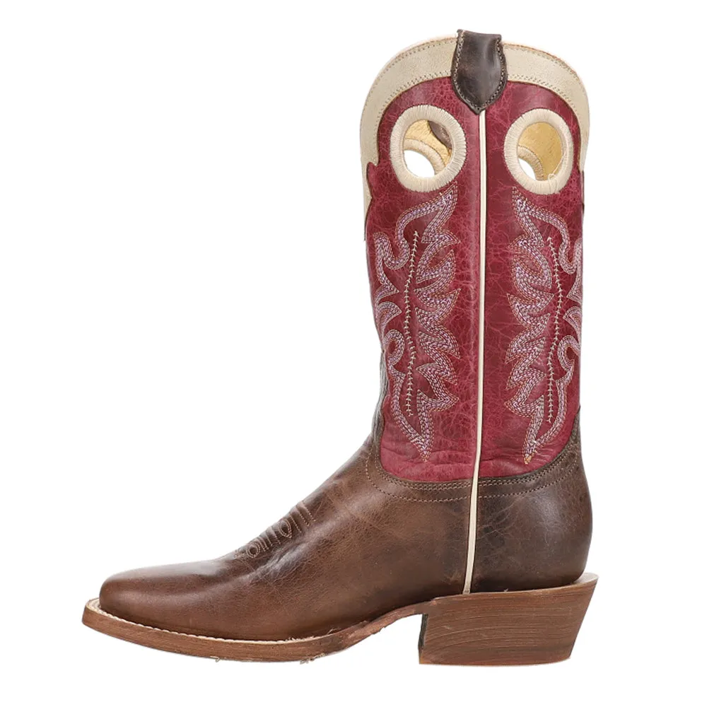 Ride 'em Cowgirl Embroidered Square Toe Cowboy Boots