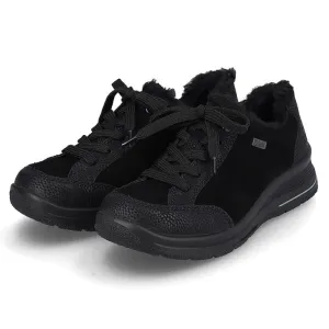 Rieker Eike 02 Black Velvet Sneakers (Women's)