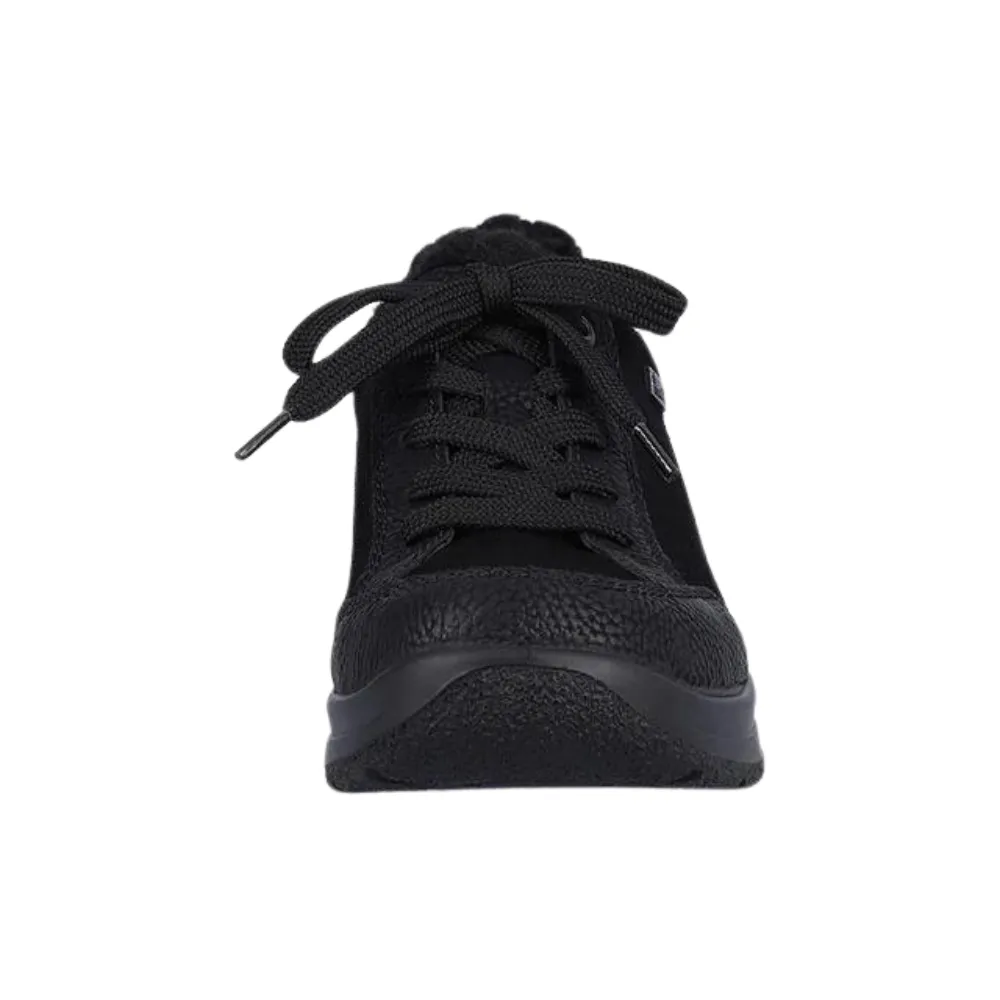 Rieker Eike 02 Black Velvet Sneakers (Women's)