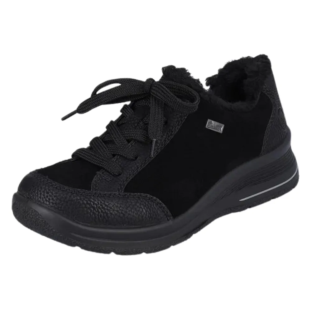 Rieker Eike 02 Black Velvet Sneakers (Women's)