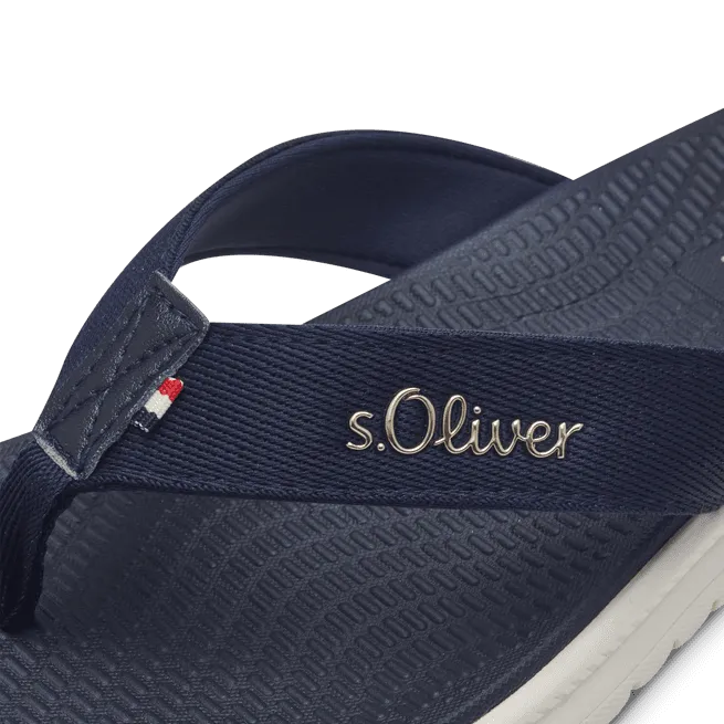 S Oliver Navy Sandals for Women - Elegant Flip Flops with Supportive Sole