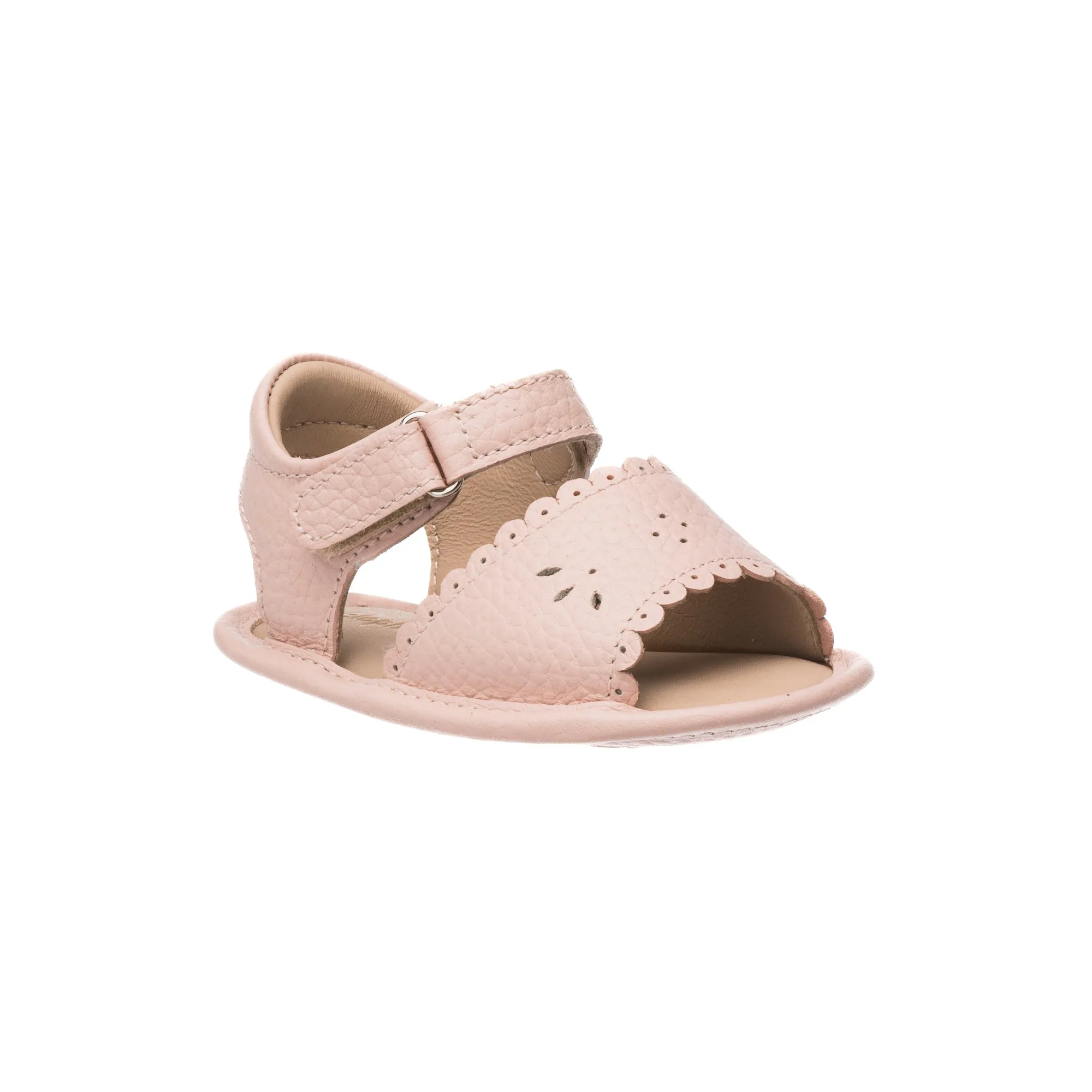 Sandal W/Scallop Pink