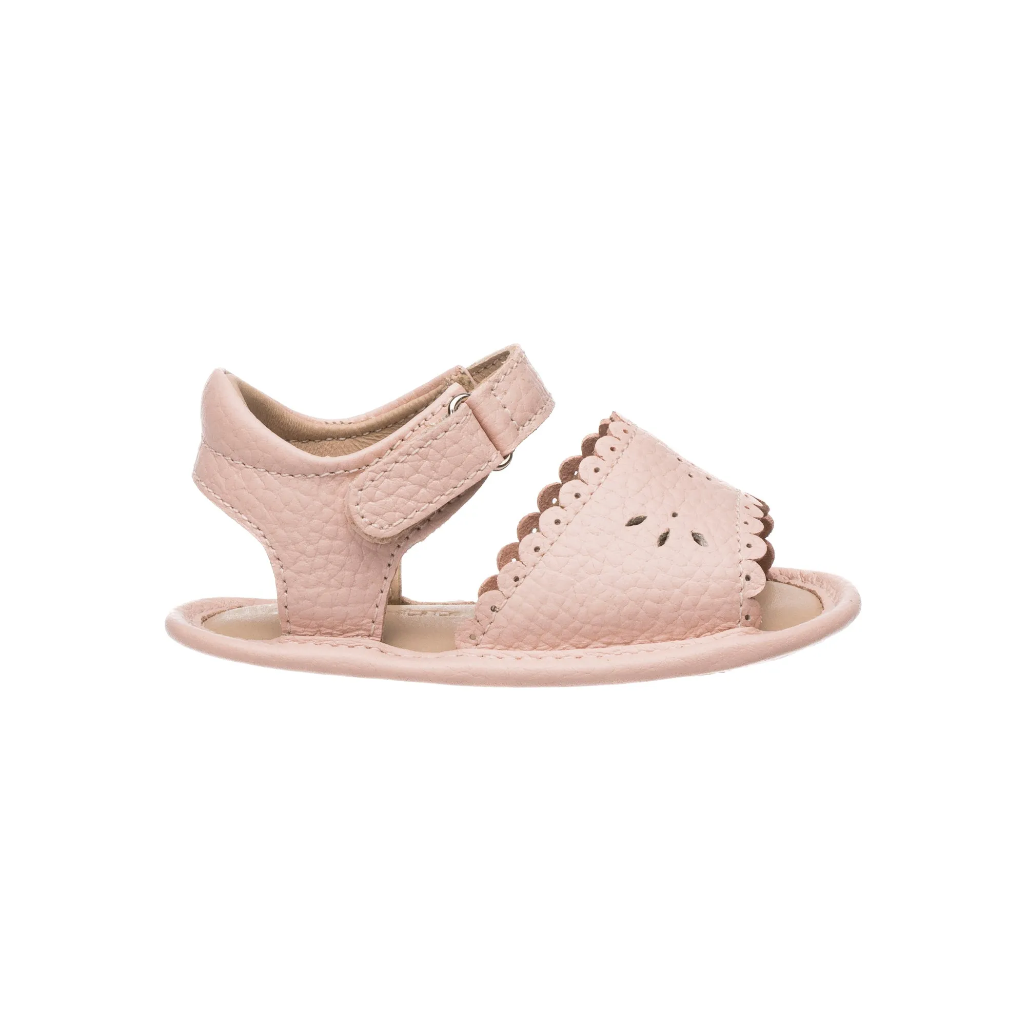 Sandal W/Scallop Pink