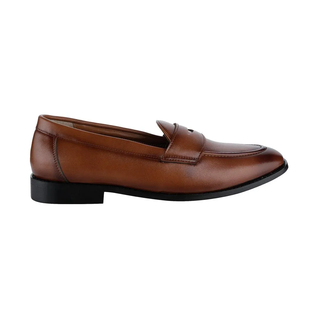 Siena Timeless Tan Classic Penny Loafers