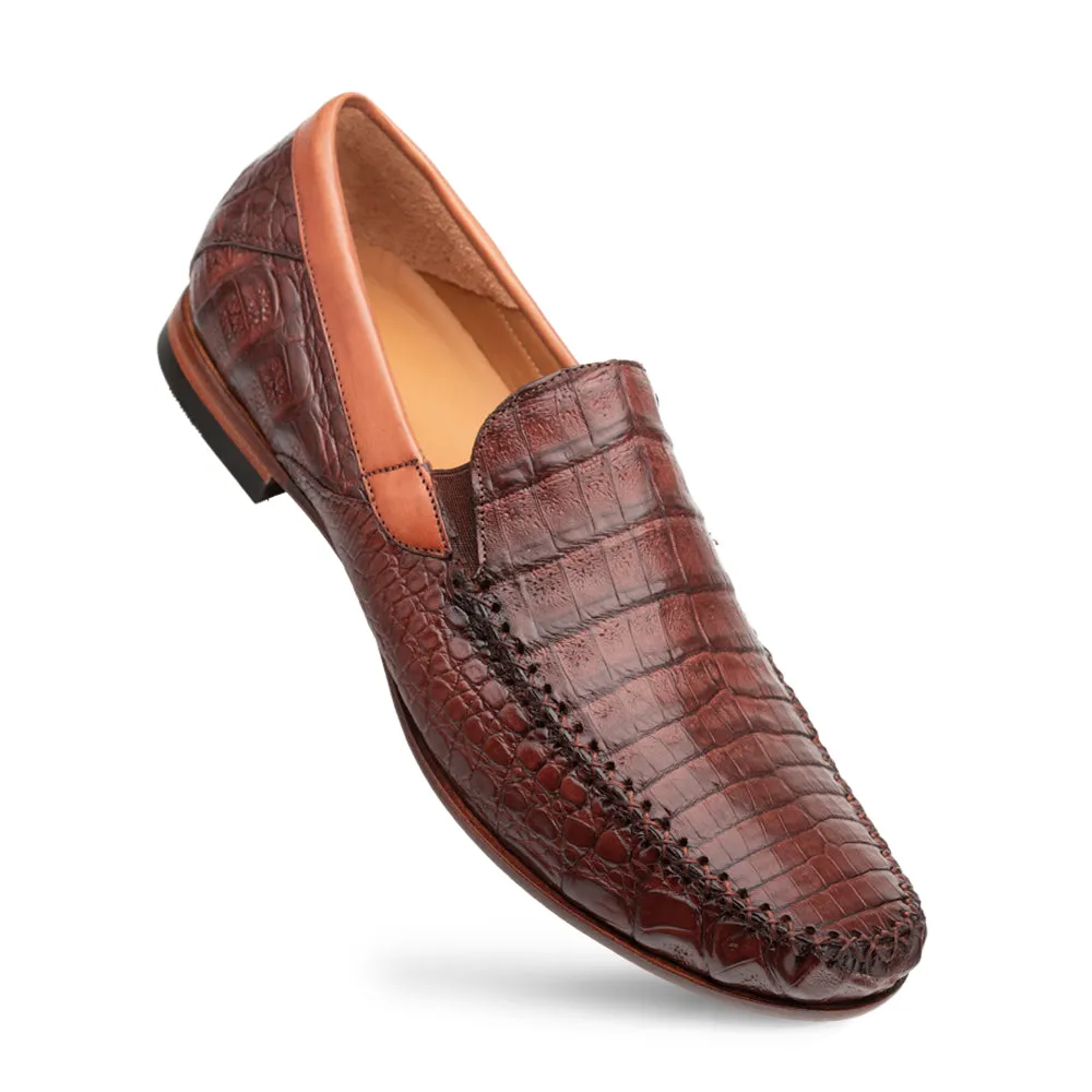 Simon II Crocodile Moccasin