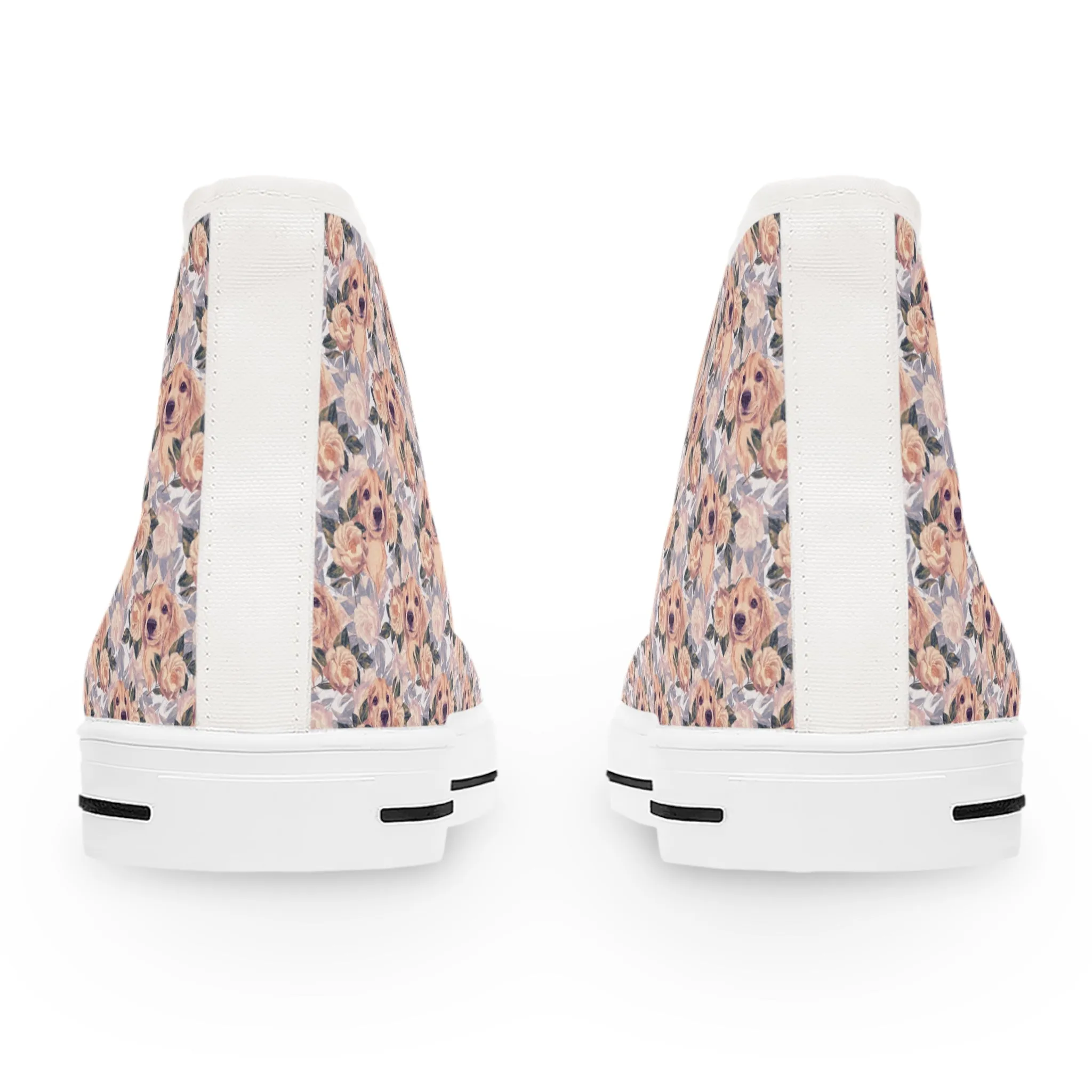 Sneakers - Hi Top - Floral Labradors