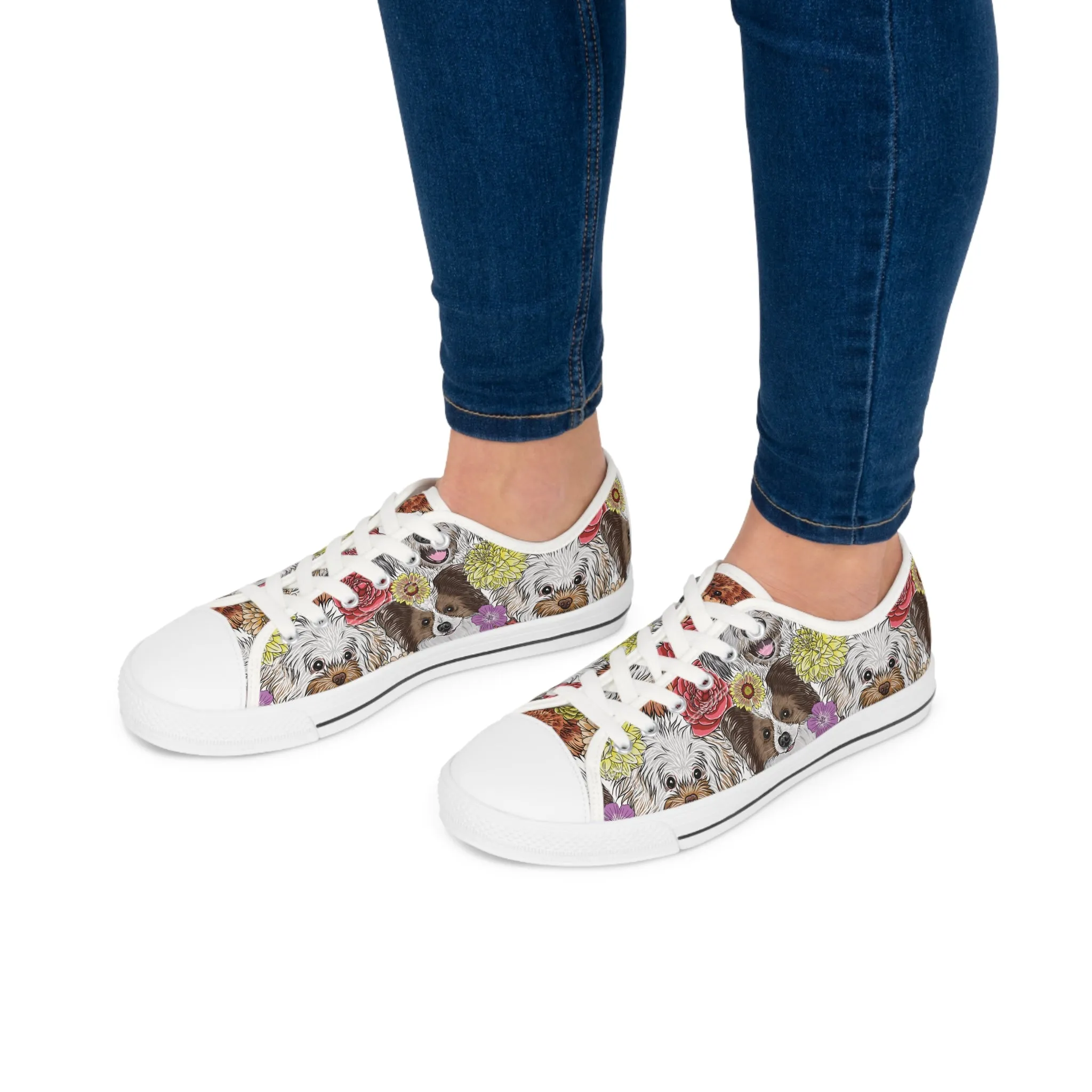 Sneakers - Low Top - Floral