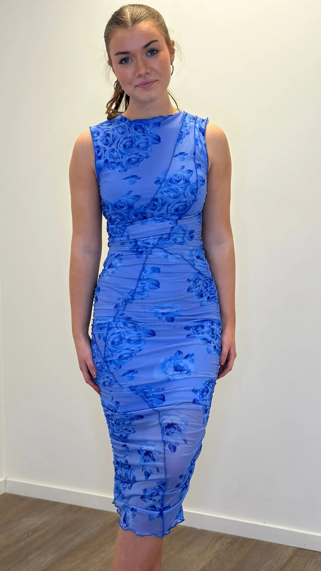 SUTTON DRESS TOBI BLUE PRINT