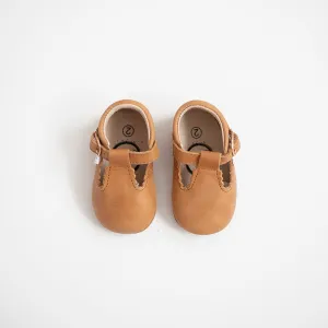 T-Bar Shoe | Sand Premium Leather Desert