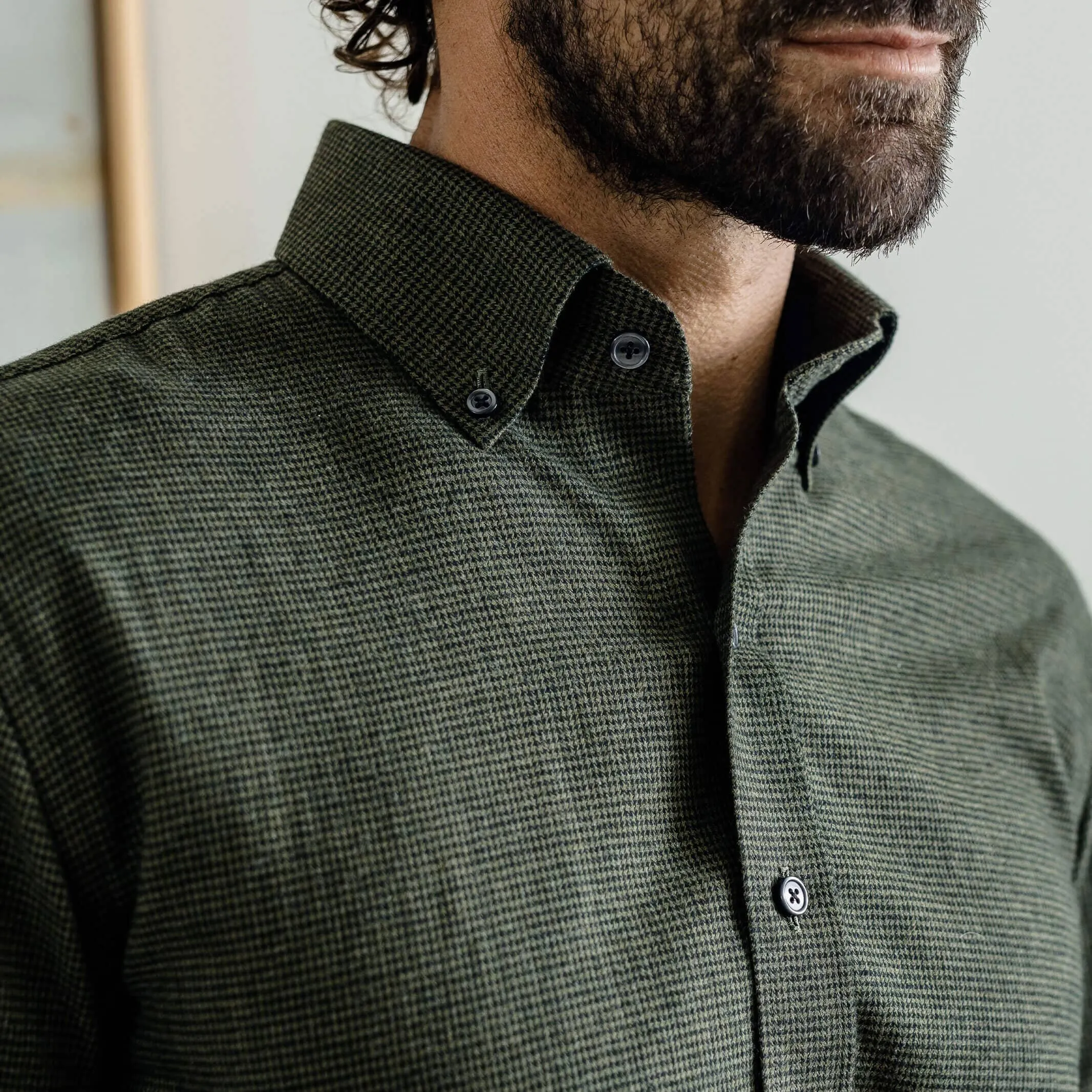 The Green Conlon Houndstooth Custom Shirt