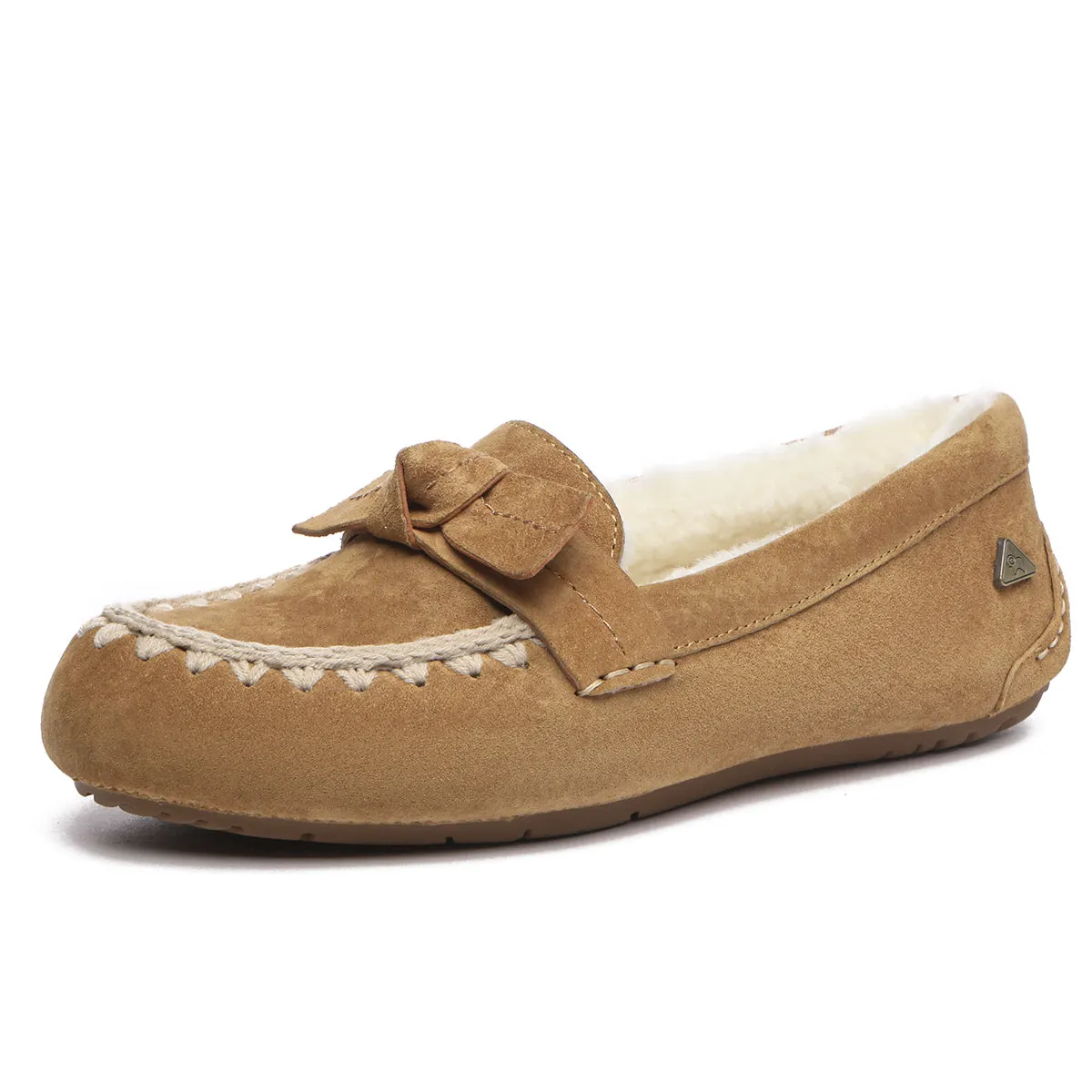 UGG Woven Bow Moccasin