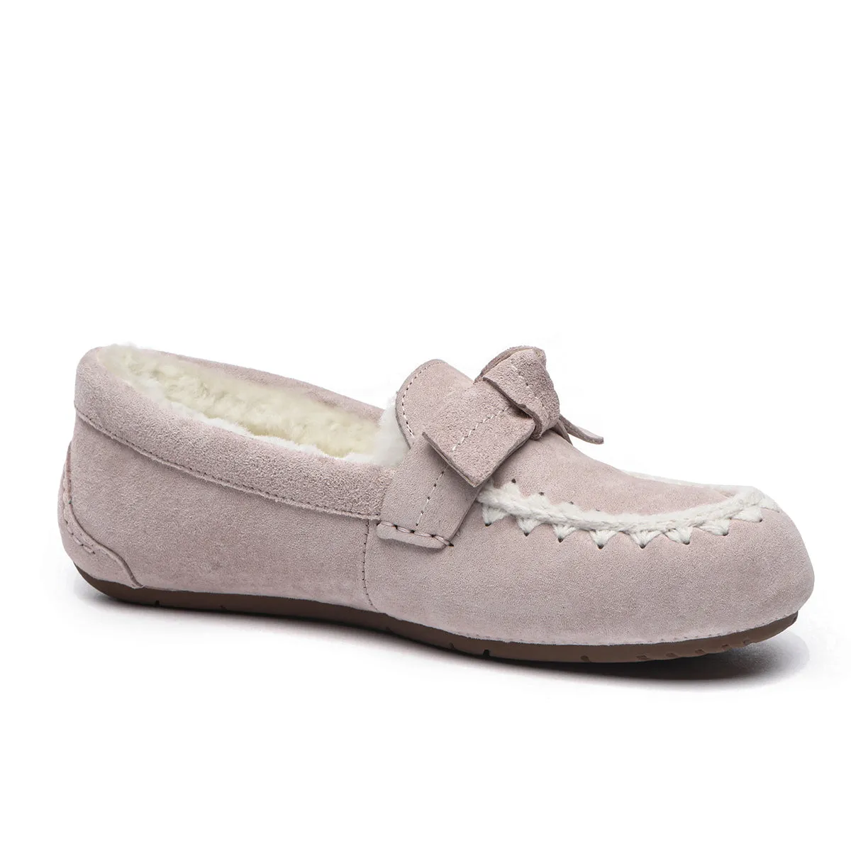 UGG Woven Bow Moccasin