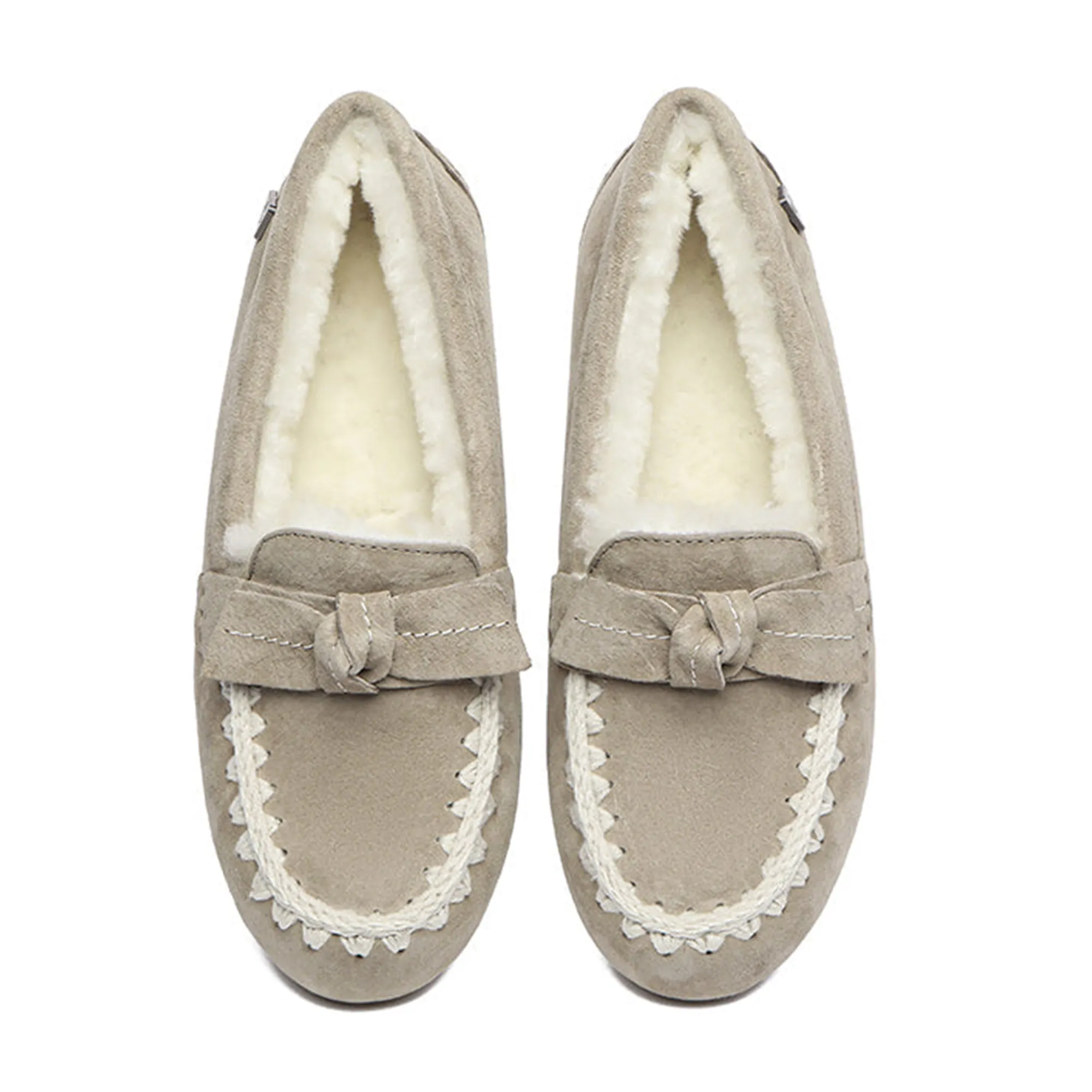 UGG Woven Bow Moccasin