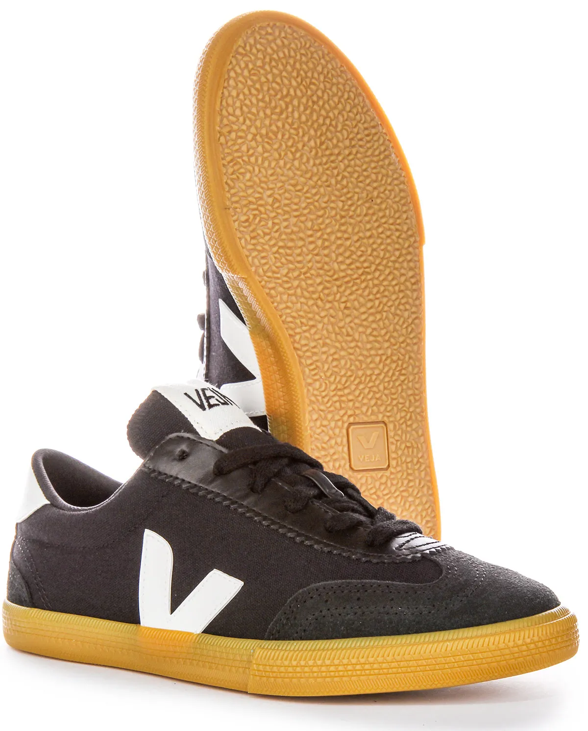 Veja Volley In Black White For Women