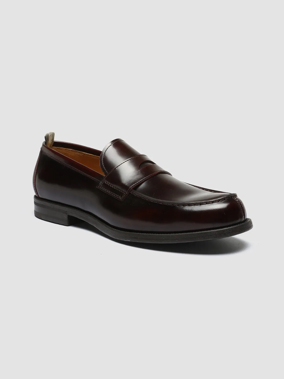 VINE 001 - Burgundy Leather Loafers