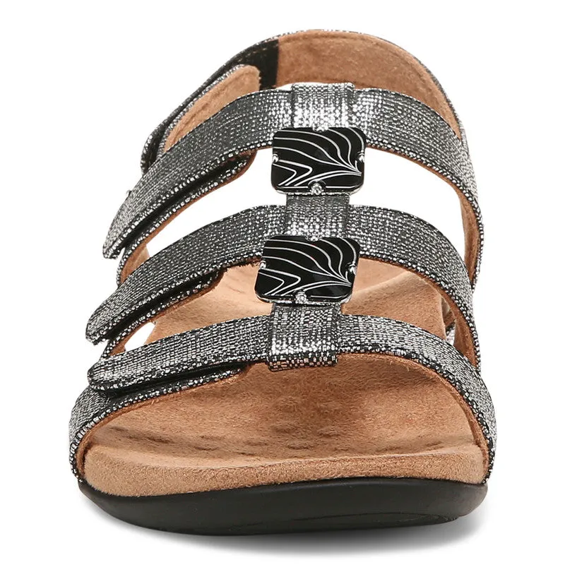 Vionic AMBER METALLIC ADJUSTABLE SANDAL