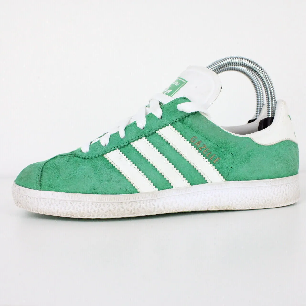 Womens ADIDAS 00s Gazelle Trainers Green | UK 4