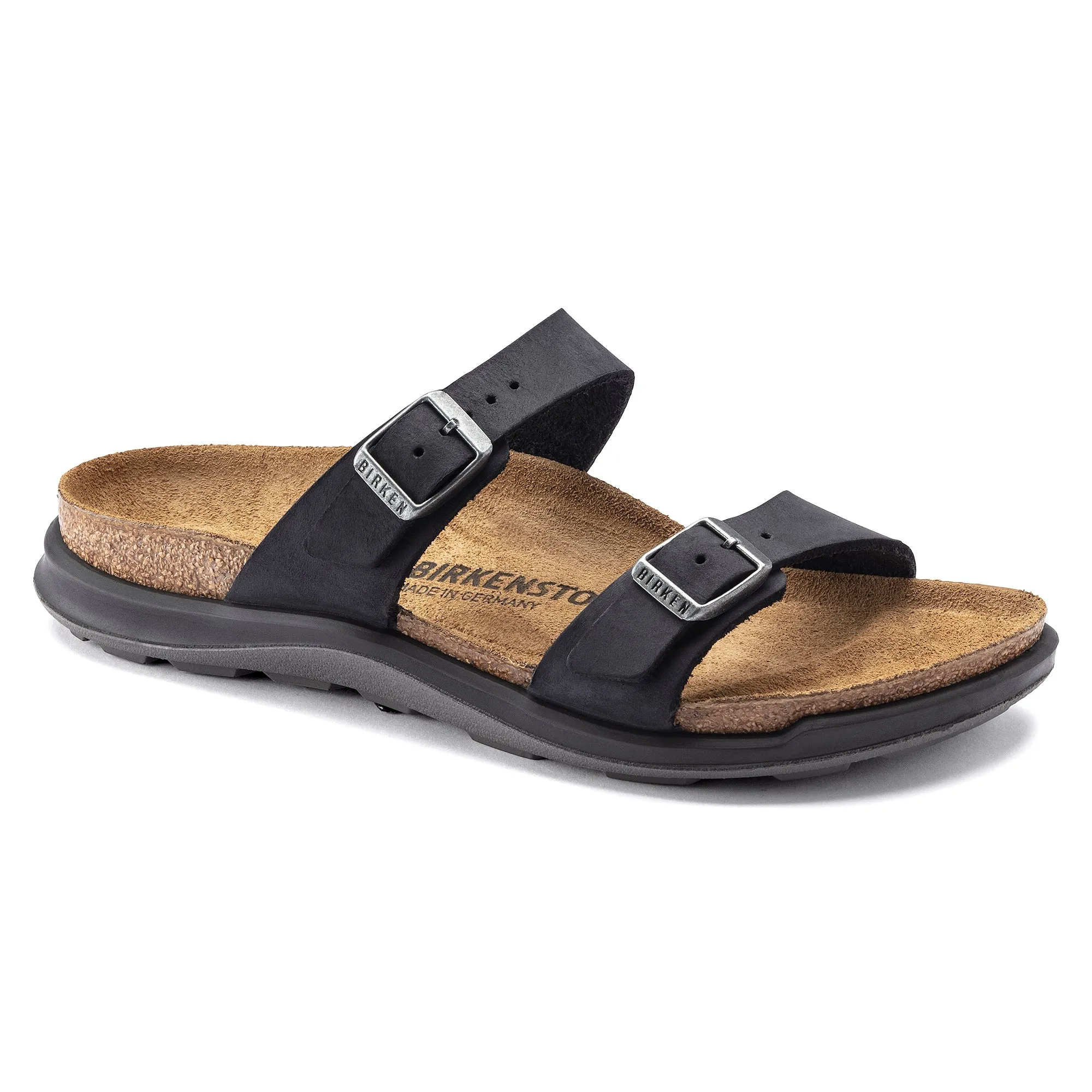 Women's Birkenstock Sierra Oiled Leather Color: Black (MEDIUM/NARROW WIDTH)