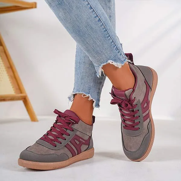 Women's Flat Color-Block Sneakers 41734164C