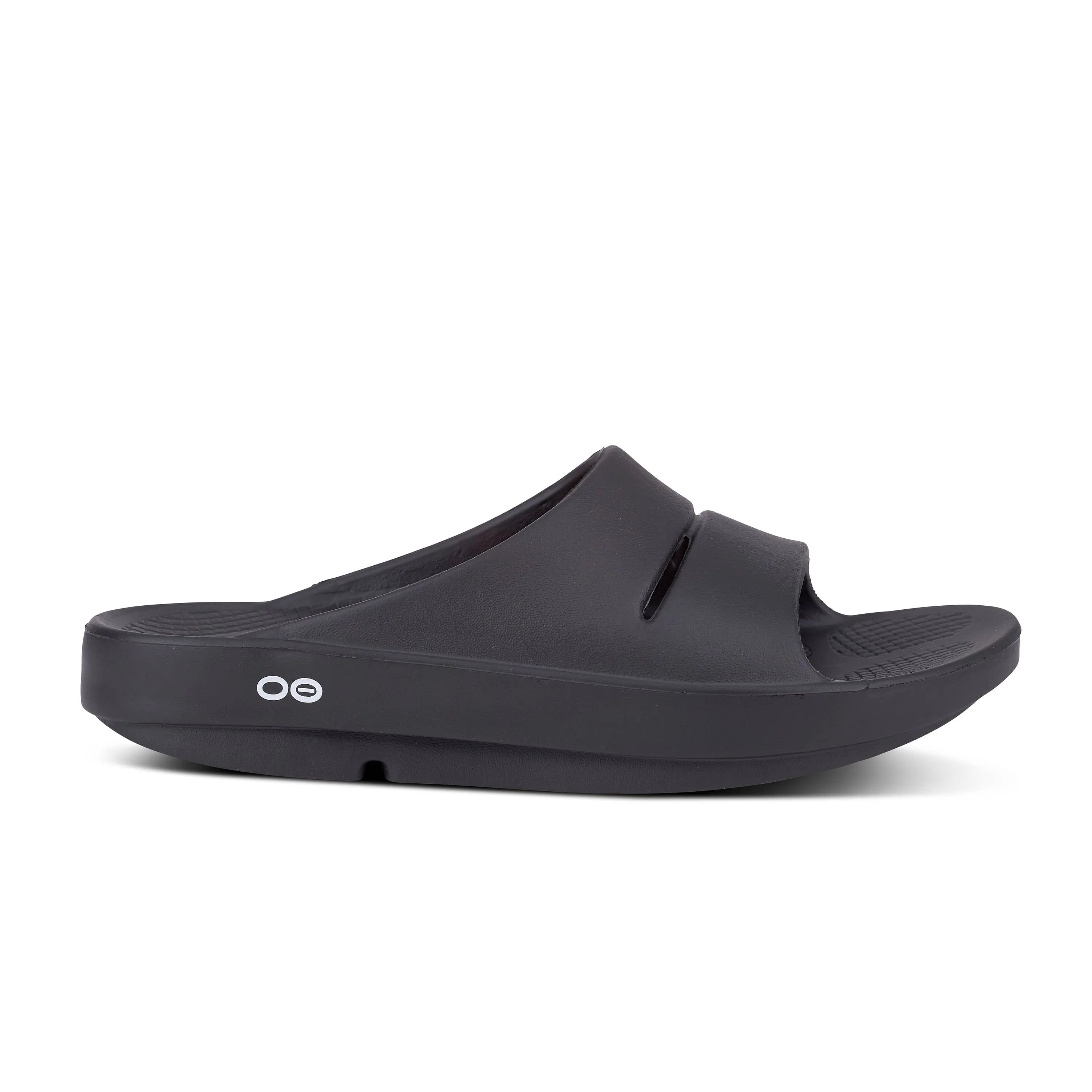 Women's Oofos OOahh Slide Color: Black