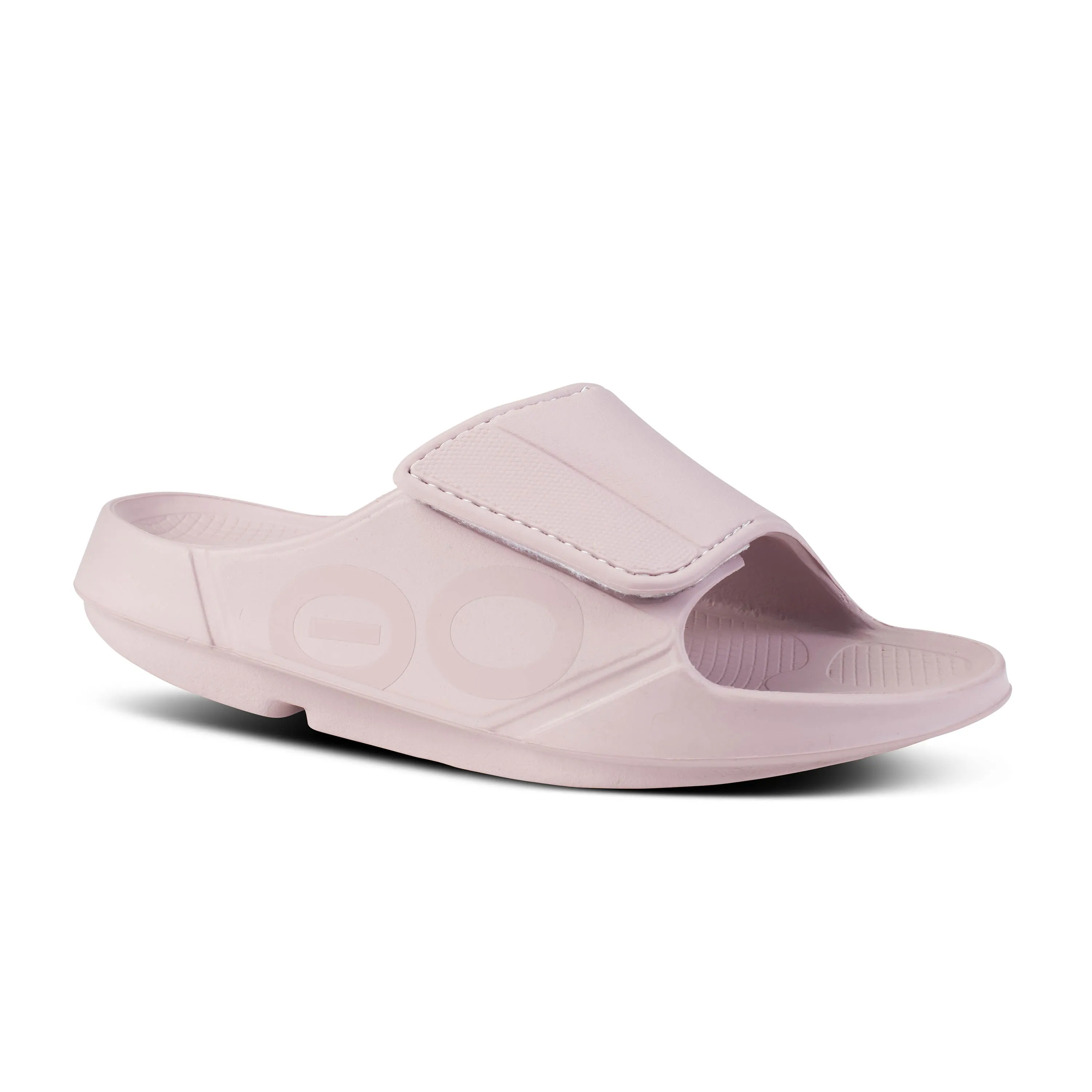 Women's Oofos OOahh Sport Flex Slide Sandal Color: Stardust