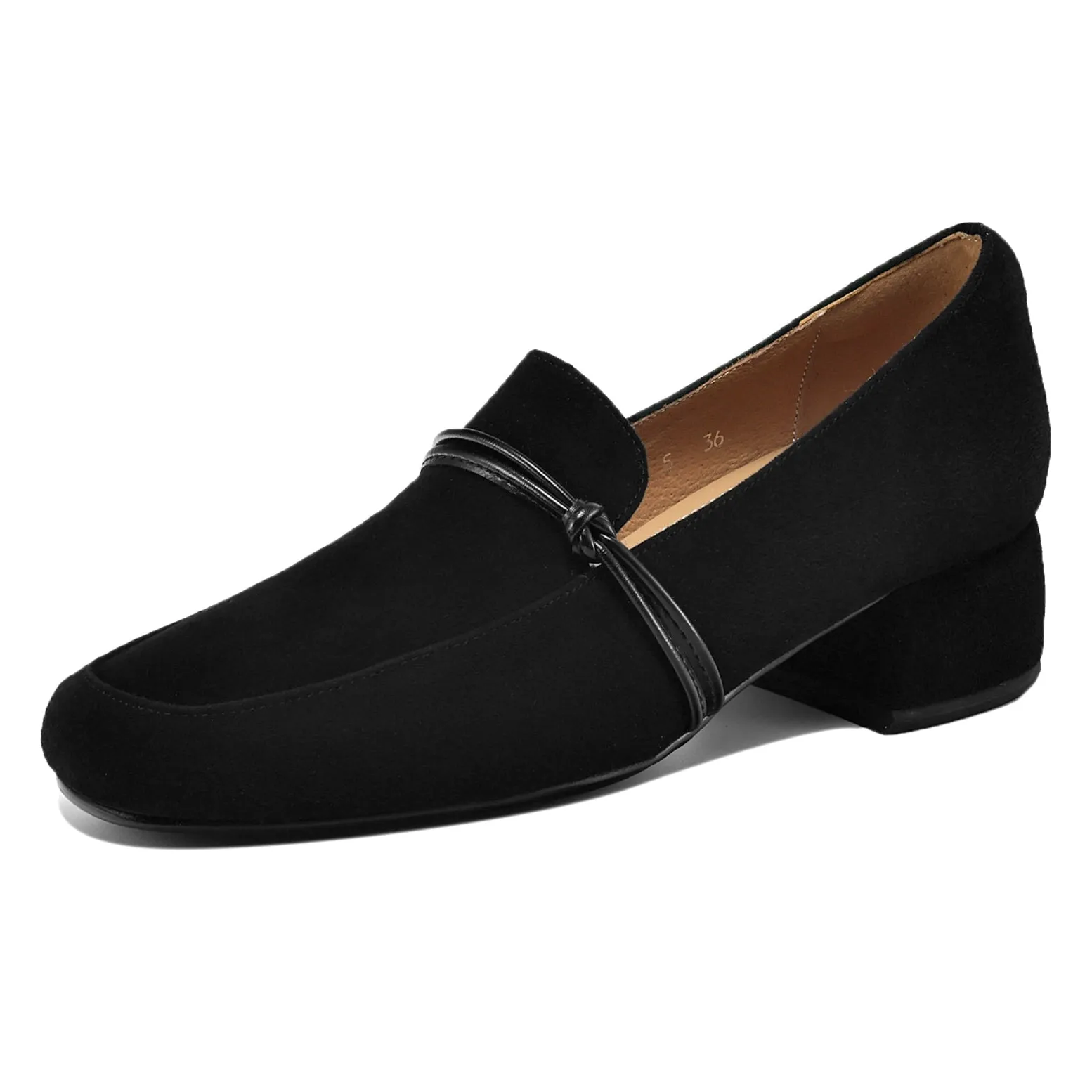 Women's Suede Leather Handmade Loafers "SuedeCraft Luxora"